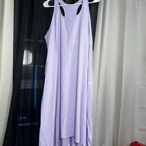 HALARA Light Purple High Low Dress